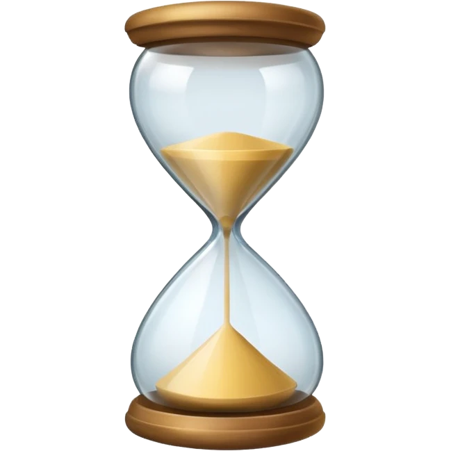 white Hourglasse emoji