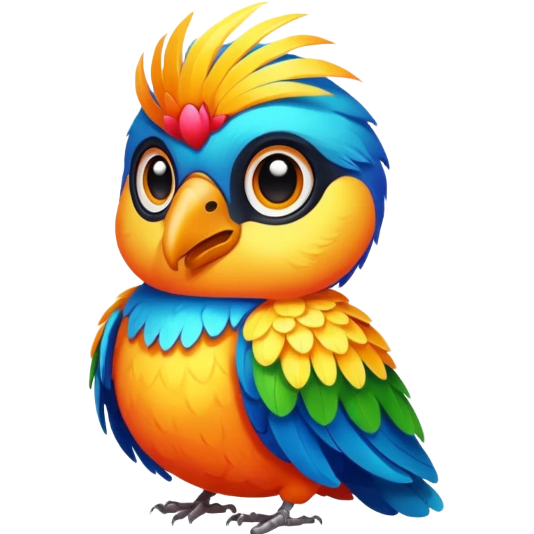 trpical bird emoji