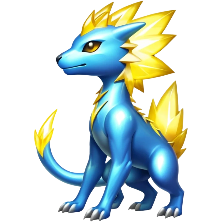  Shiny Sparkly Electric Cool Epic-Manectric-Fakémon-creature emoji