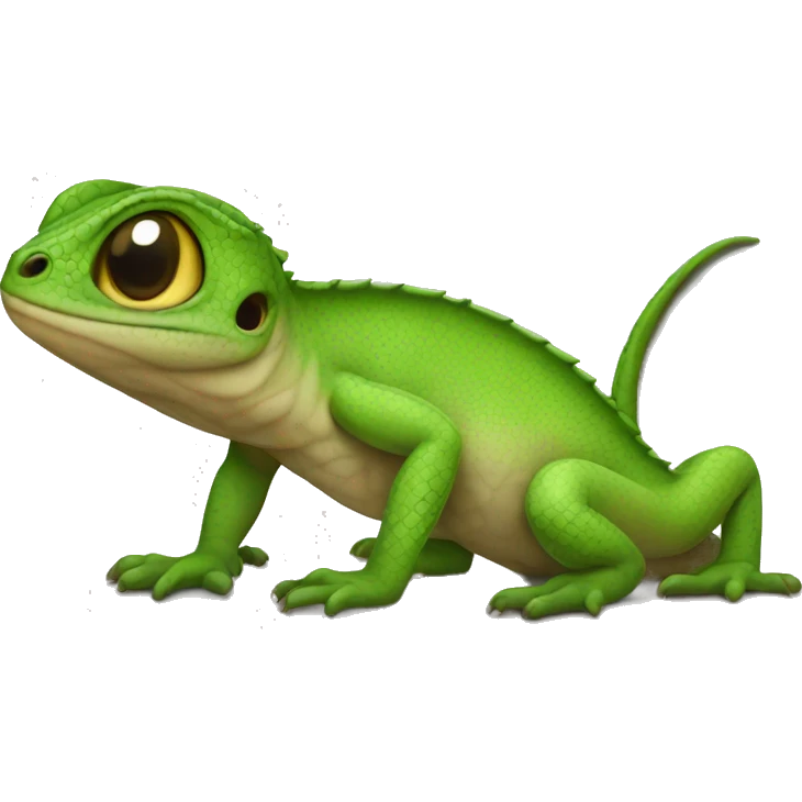 Baby lizard emoji