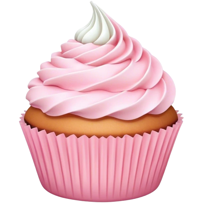 pastel pink cupcake emoji