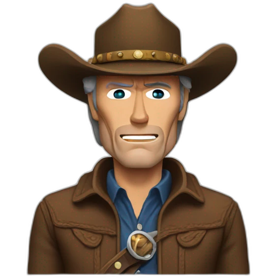 Clint Eastwood cowboy emoji
