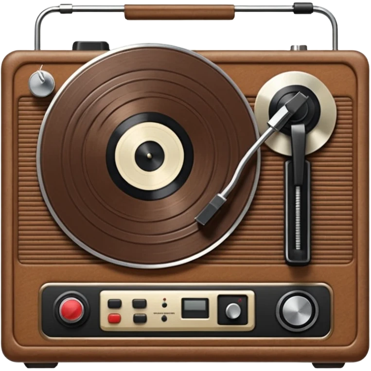 Corduroy record player ribbed texture emoji