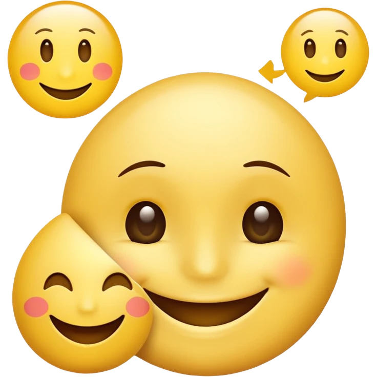 smiley with text: C360, and data visualization charts on the smiley emoji