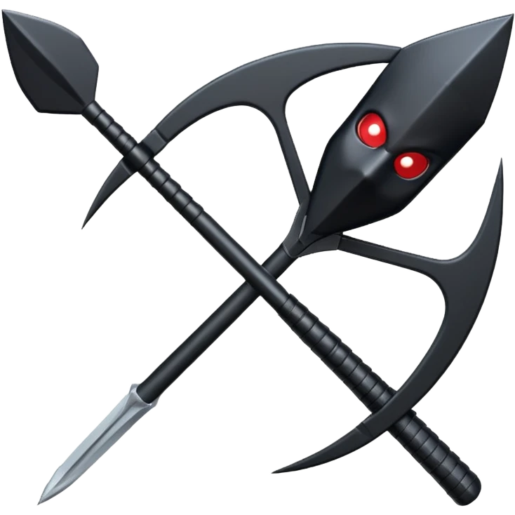 black ninja dart emoji