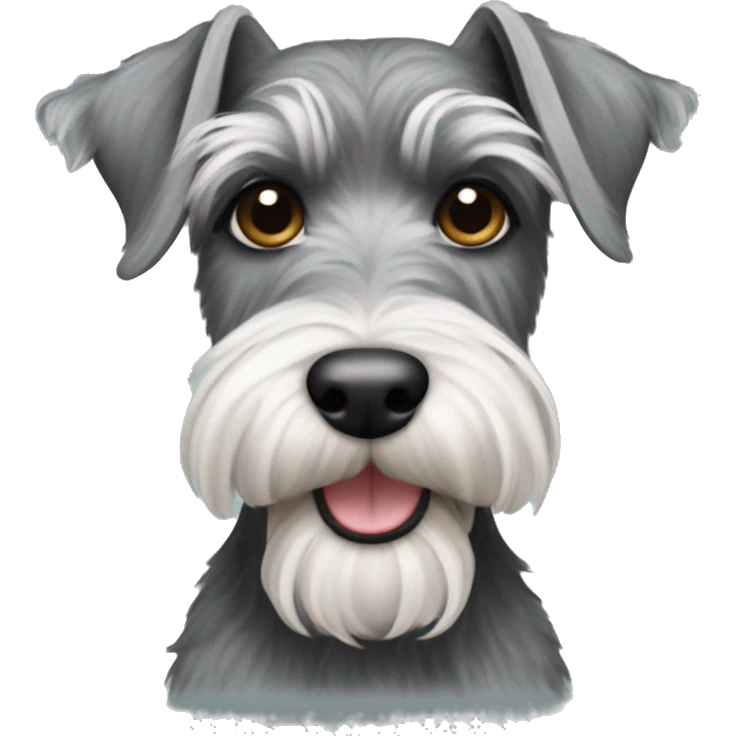 Mini schnauzer doodle emoji