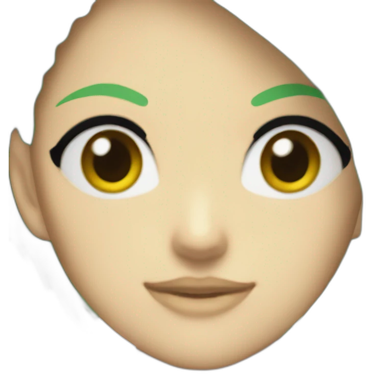 Roronoa zoro but as a woman emoji