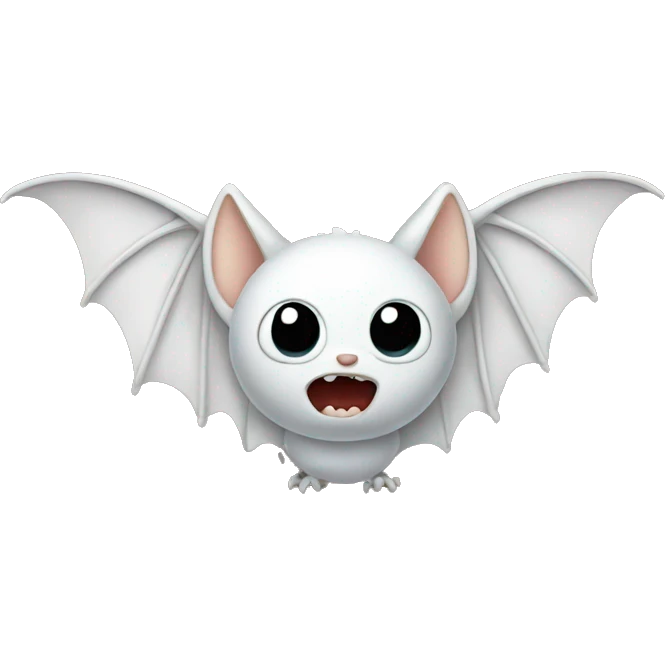 white bat emoji