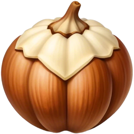 Hazelnut emoji