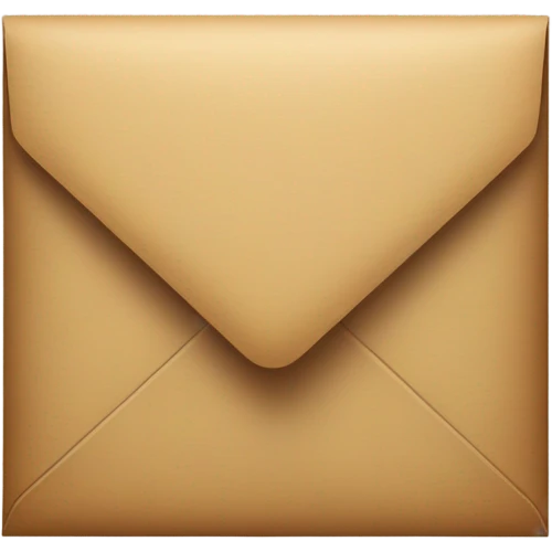 brown email envelope emoji