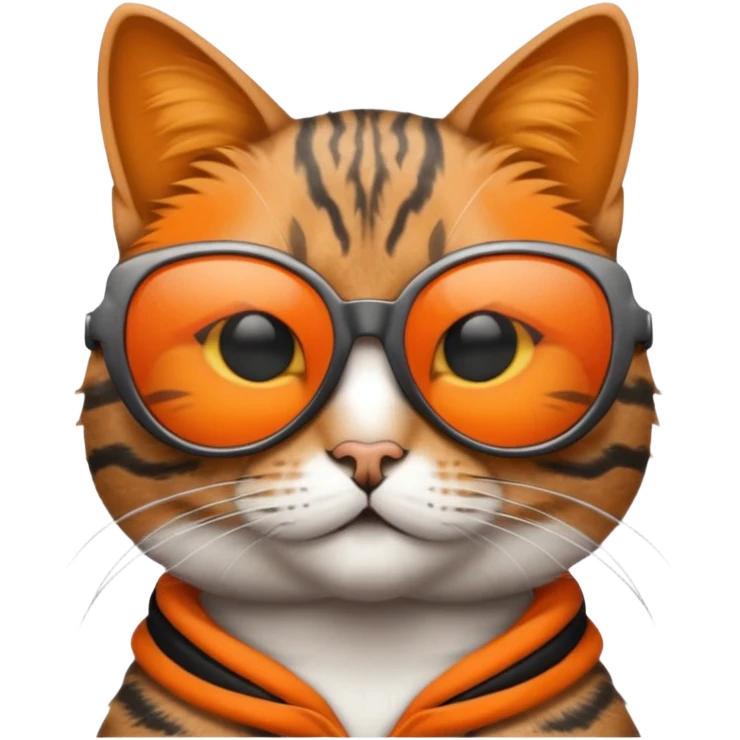 Cat wearing sunglasses emoji