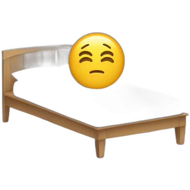 Tête Dors bien dans son lit douillet  emoji