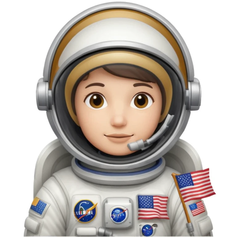 astronaut us flag emoji