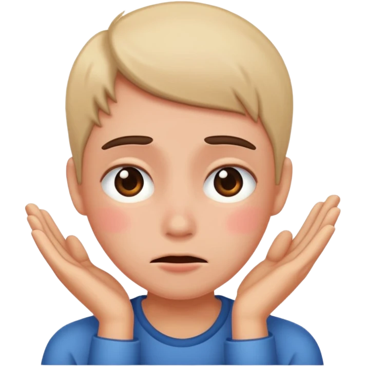 Flustered emoji