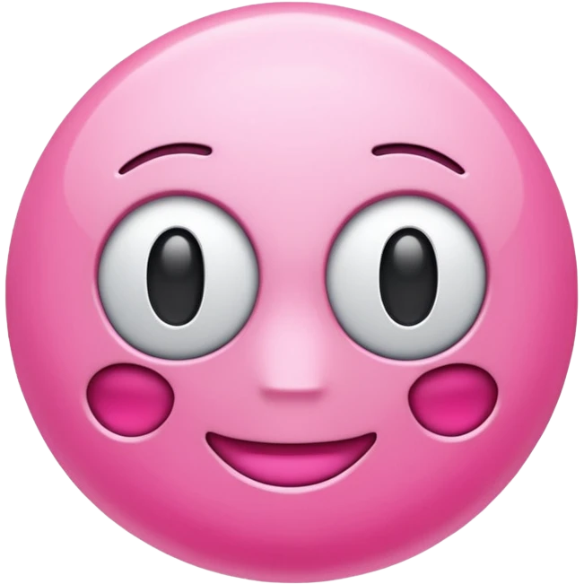 The Pink letter 3d P 
 emoji
