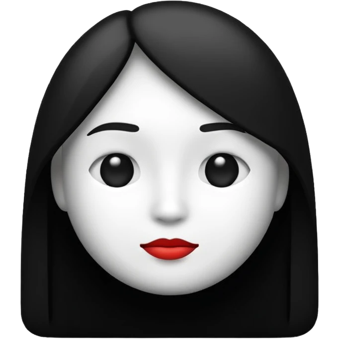 Black and white straight sexuality emoji emoji