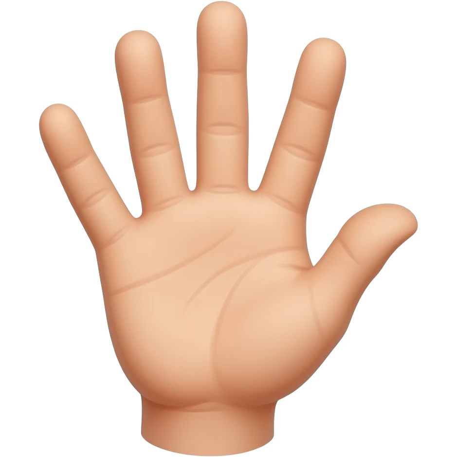 3 Finger Emoji emoji