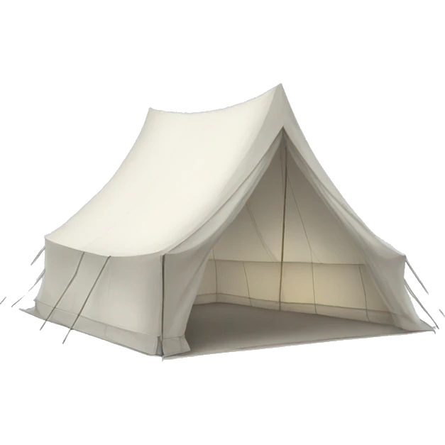 big white tent mysterious inside emoji