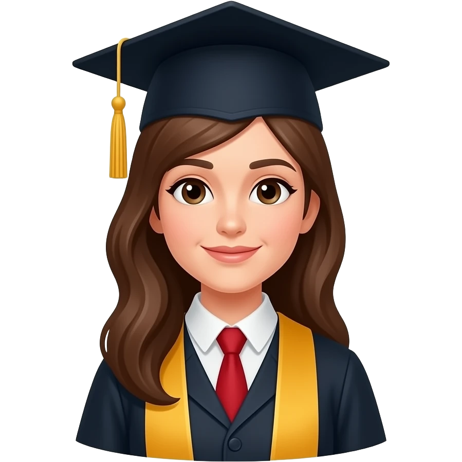 woman doctoral student identification badge emoji emoji