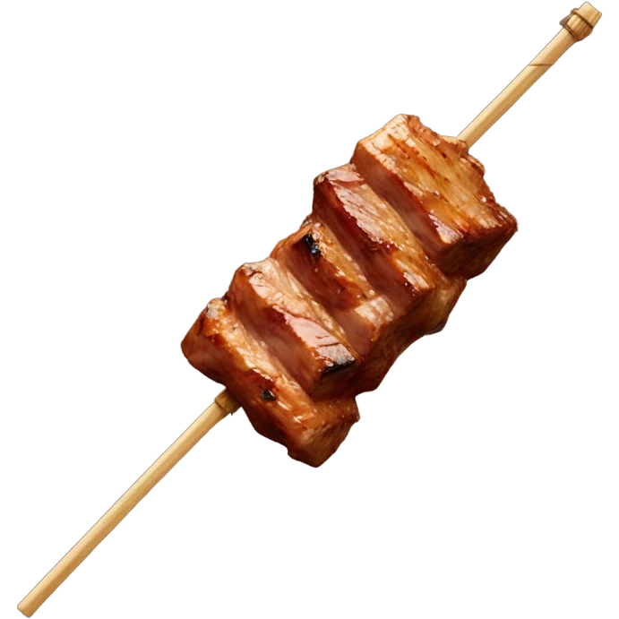 Roasted meat on a skewer emoji