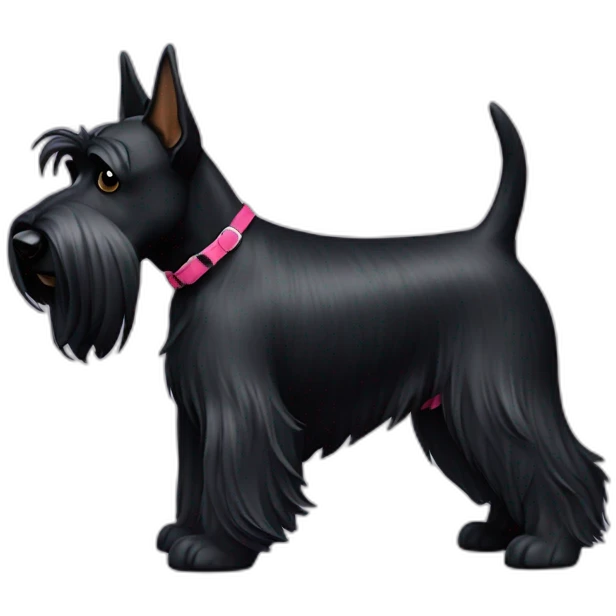 scottish-terrier-dog-walking emoji