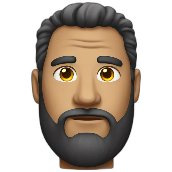a huge man a giant emoji