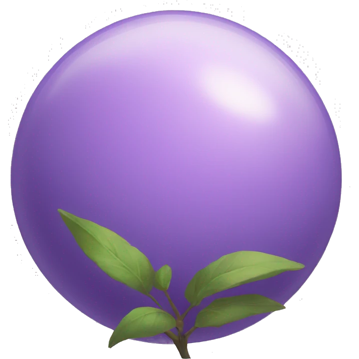 lilac orb emoji