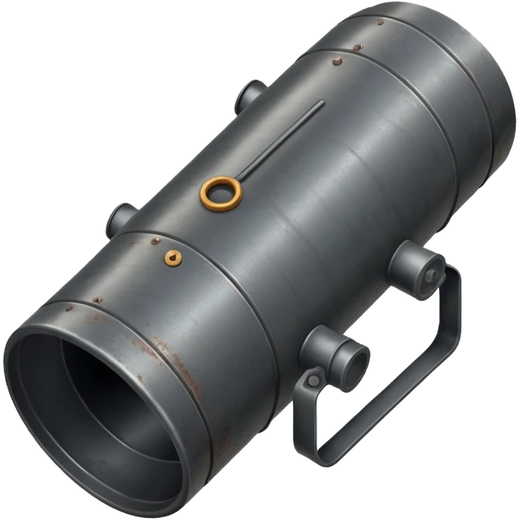 generate a realistic elongated anti-tank mine that can be carried by a drone emoji