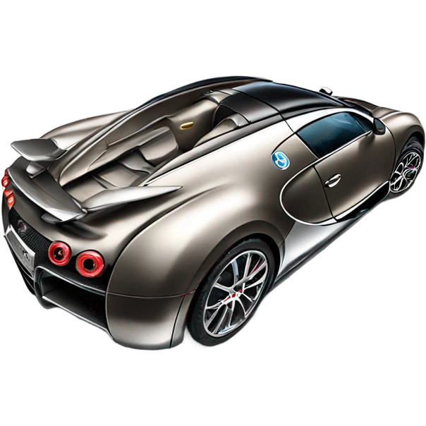Bugatti supercar —no person emoji