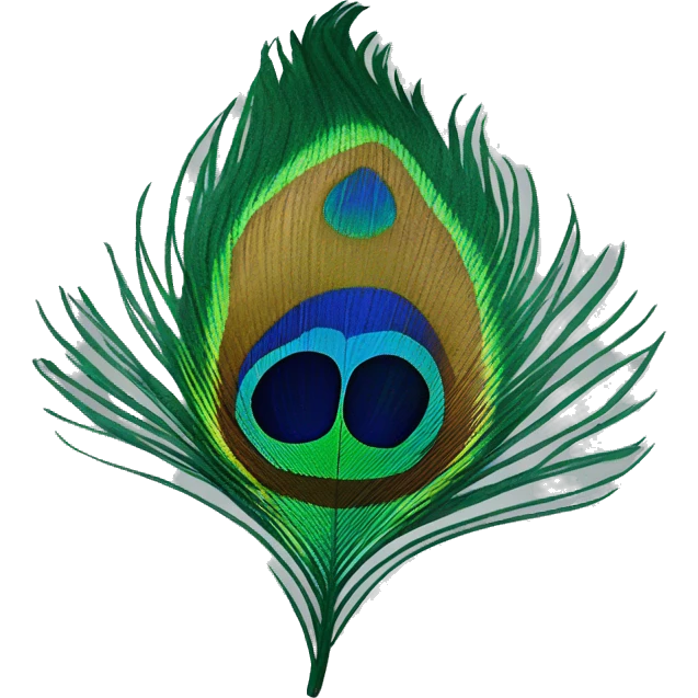 peacock feather emoji