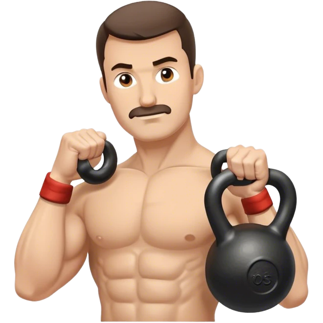 guy Kettlebell Exercises emoji