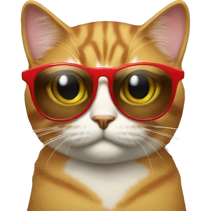 Sassy Cat with sunglasses  emoji