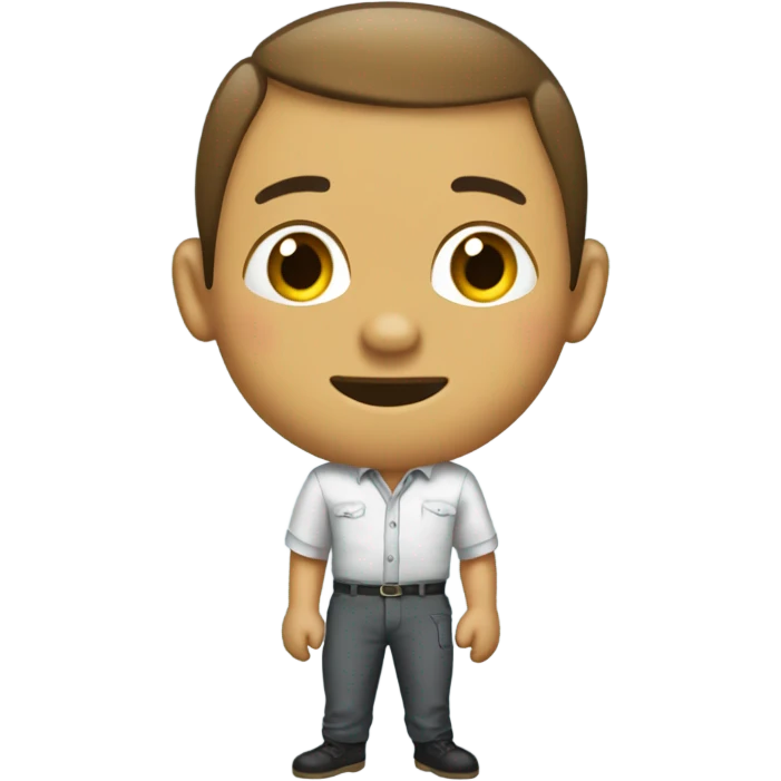 Tiburón con ropa emoji