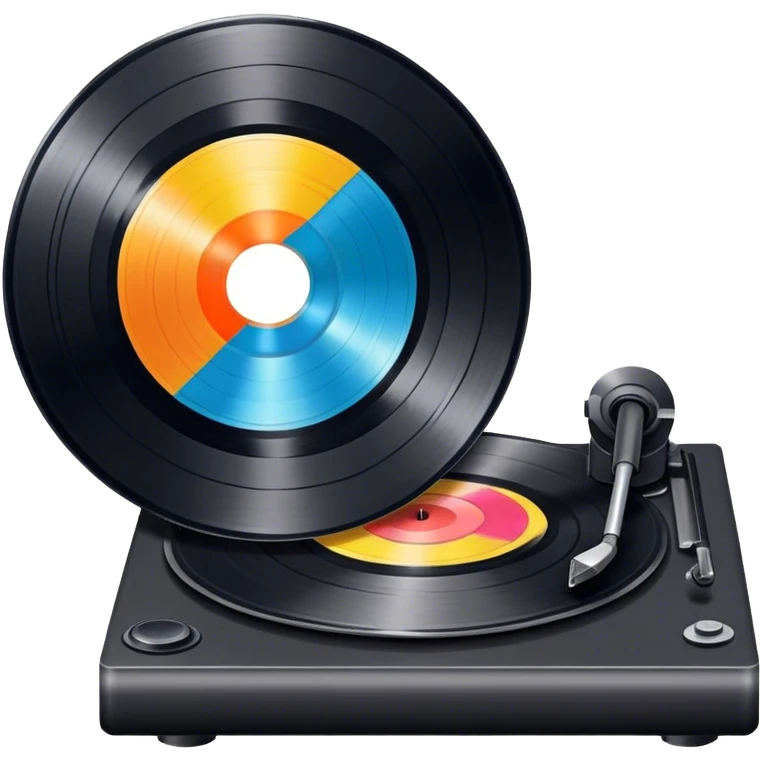 A vinyl record  emoji