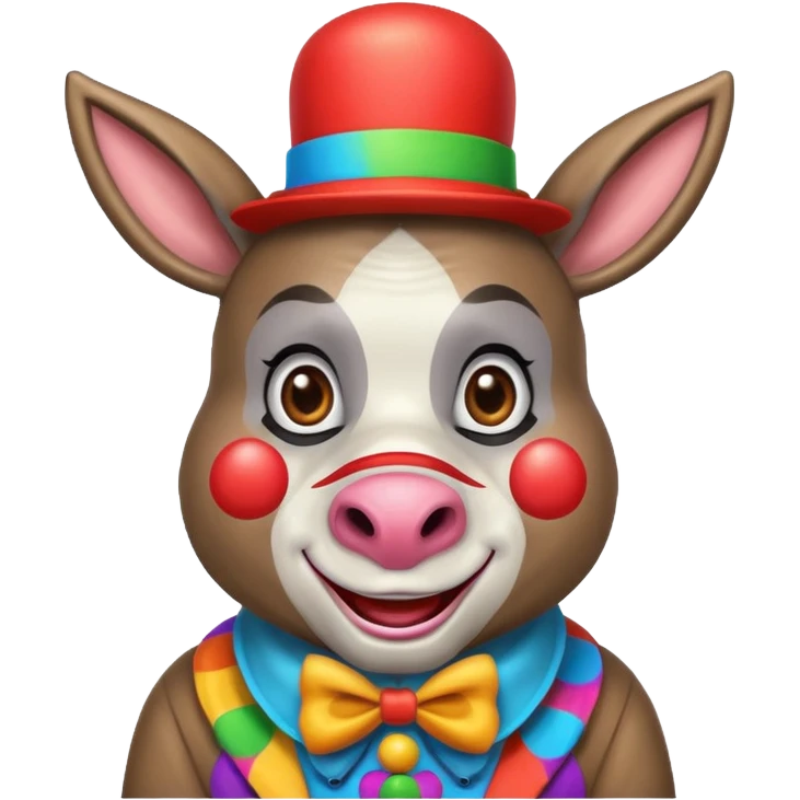 donkey clown emoji