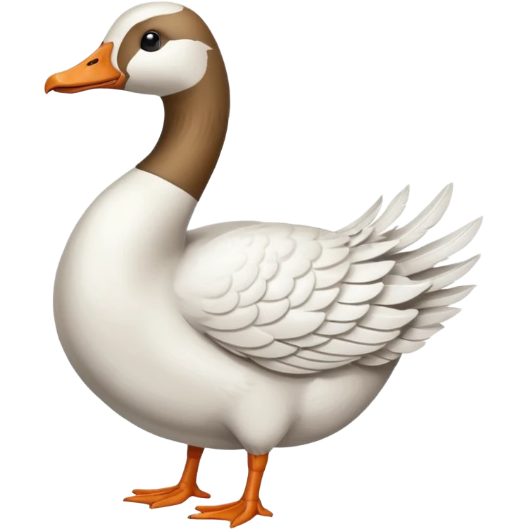 Strong and powerful goose emoji