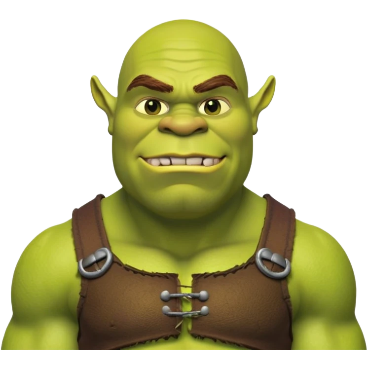 Gigachad shrek emoji