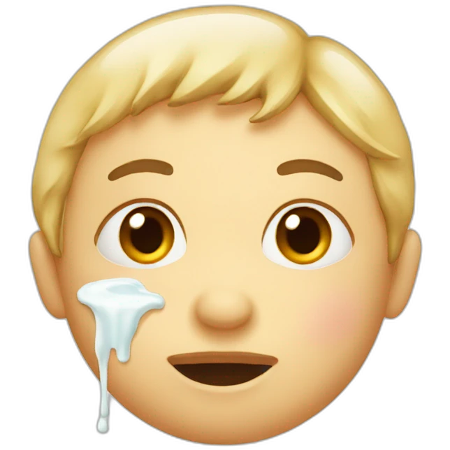 face with milk stains emoji