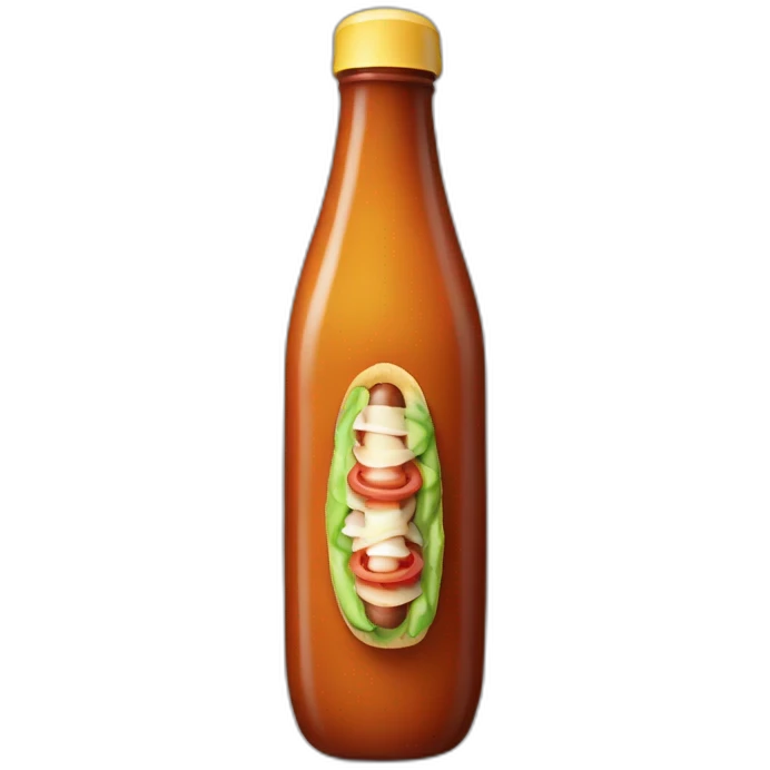 bottle-of-hotdog emoji