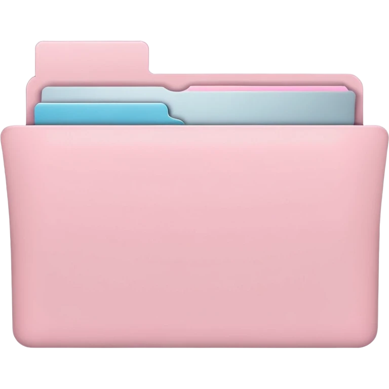pastel pink empty folder for macbook app aesthetic emoji