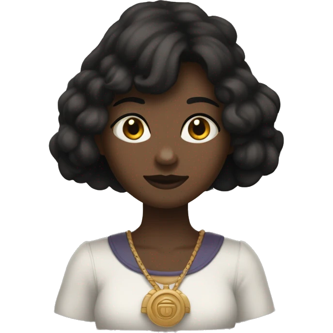una gata negra coqueta en dibujo patas arriba sujeta a un armador negro tambien emoji