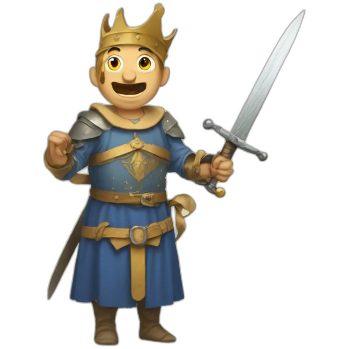 medieval sword-swallower emoji