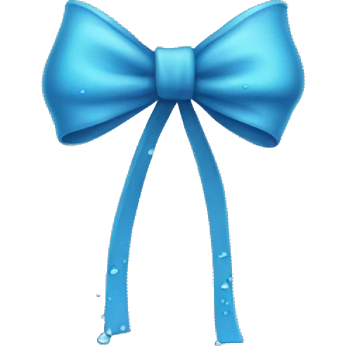 Bow or rain emoji