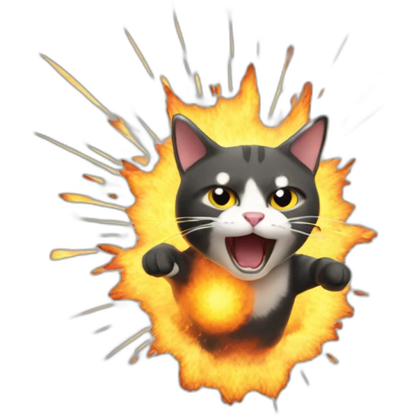 exploding cat emoji