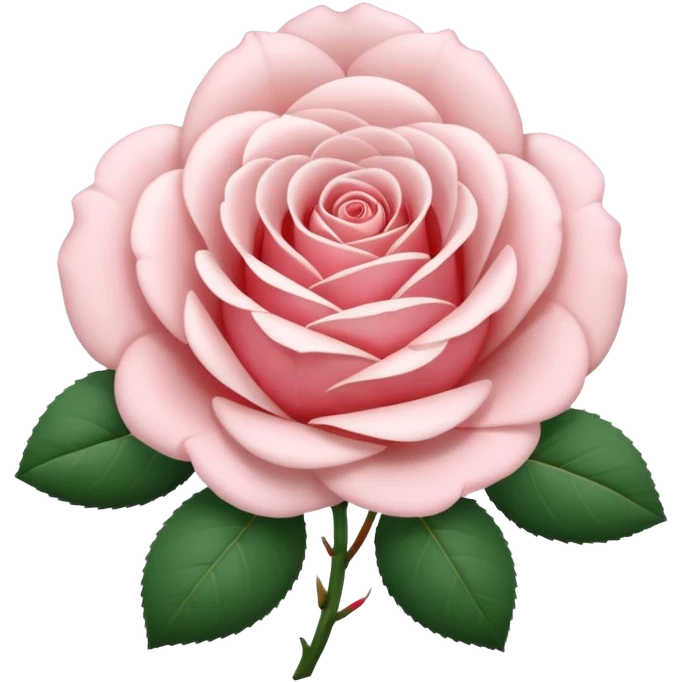 rose shape flower, no stem, now make it a white emoji