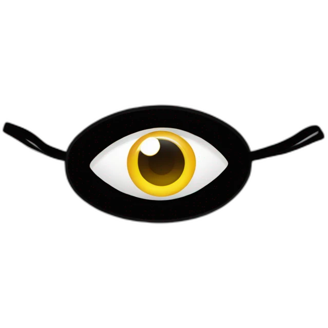 eye black mask  emoji