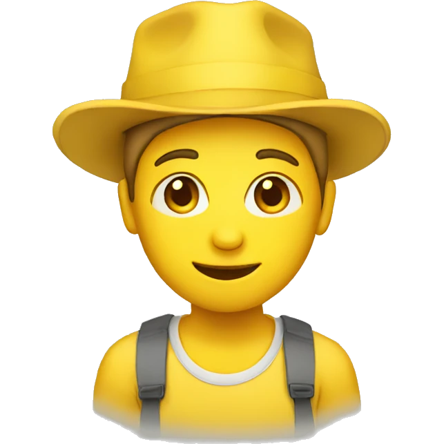 yellow hat emoji