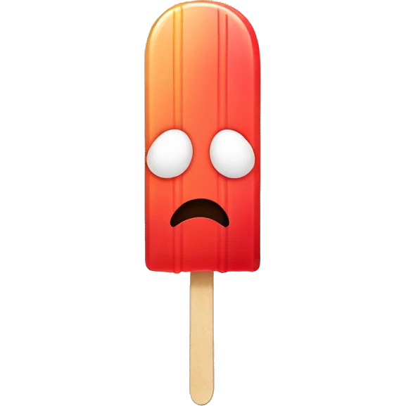 popsicle with no face emoji