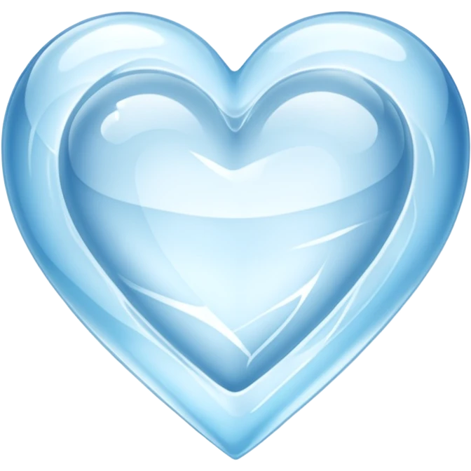 Cœur de glace emoji