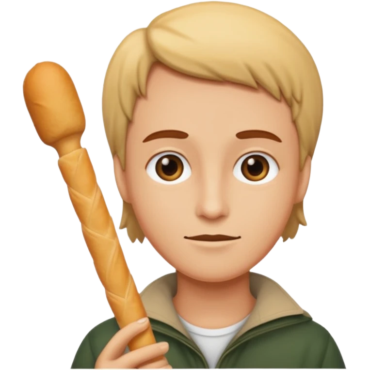 human breadstick emoji
